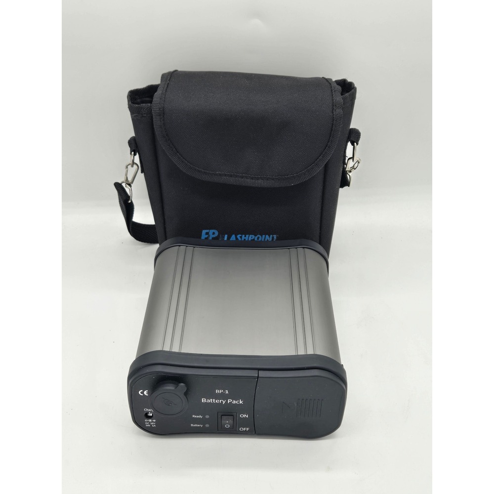 Flashpoint BP-1 External Battery Pack for Photography Strobe Flash with Case